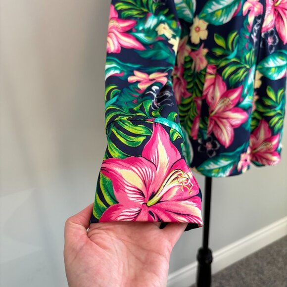 Tommy Bahama Women's Size XL Full Zip Jacket Tennis Golf Pickleball Tropical - Picture 6 of 13